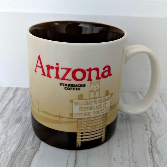Starbucks Arizona Global Icon Large Brown Mug Cup - Picture 1 of 4